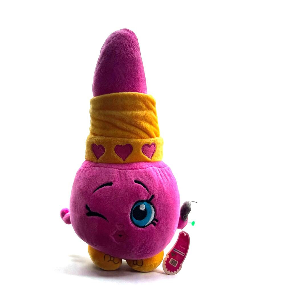 Shopkins Lippy Lips 15" Plush Stuffed Toy Fiesta 2016 Moose Lipstick NWT